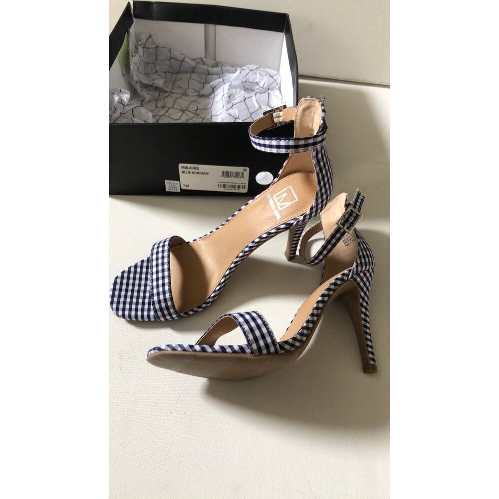 Material Girl Blue & White Sandal